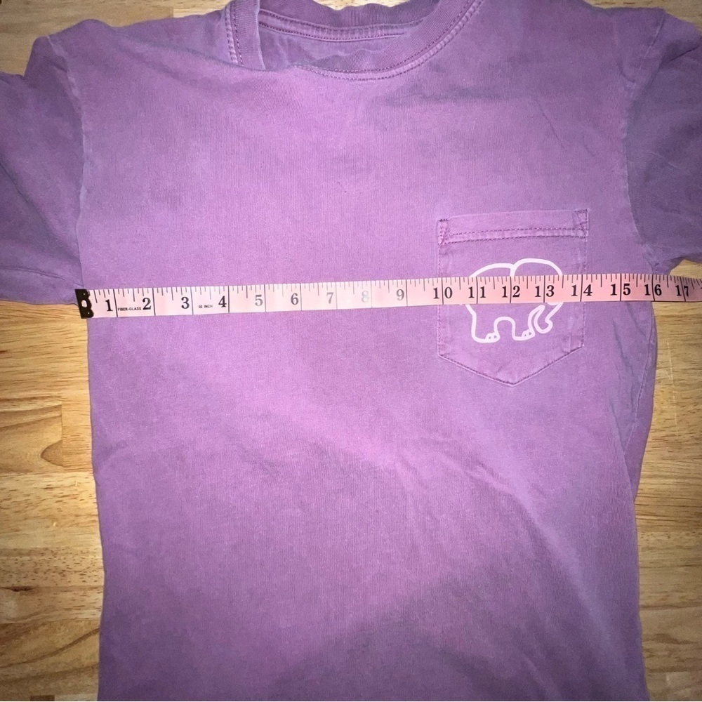 Ivory Ella Purple Long Sleeve Pocket Tee Shirt - Women’s Small - Picture 5 of 8